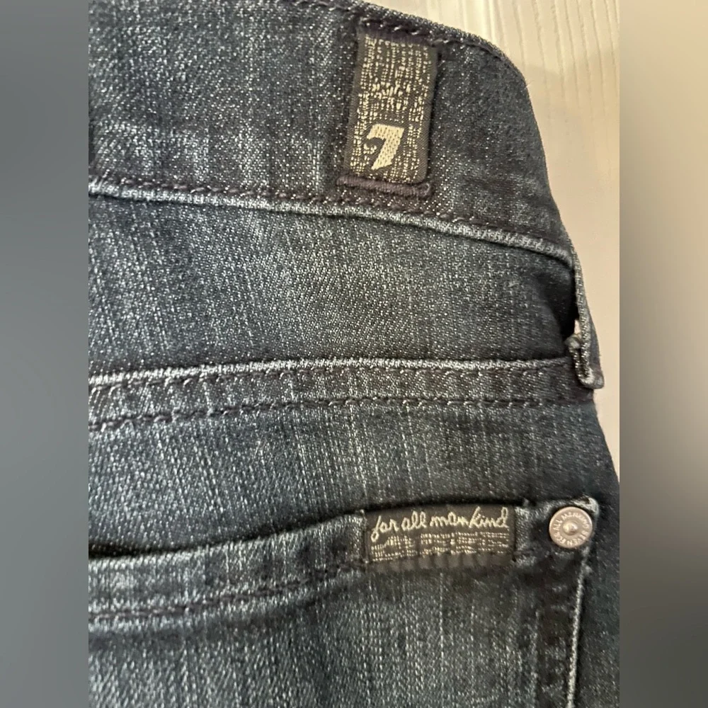 7 For All Mankind Size 28 Dark Indigo Boot Cut‎ Jeans